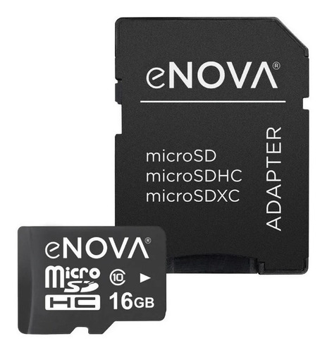 Memoria Micro Sd 16 Gb Clase 10 Con Adaptador Alta Velocidad
