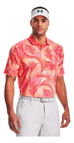 Playera Polo Under Armour Iso-chill Graphic Palm Playoff 3.0
