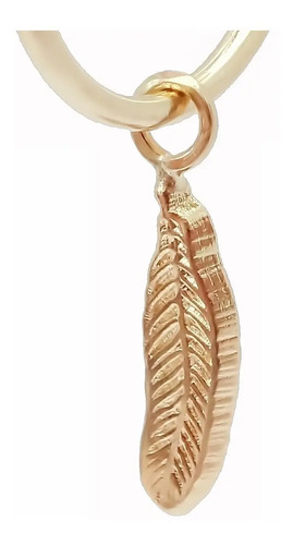 Amor Eterno - 1 Dije Para Arracada Ojo Turco / Pluma Oro 10k
