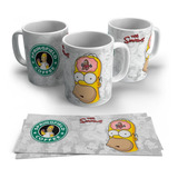 Taza O Tazon Los Simpsons Homero 6 Full Print  + Caja