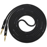 Lyxpro ¼ Trs A ¼ Trs Cable Balanceado 25 Pies Macho A Mach