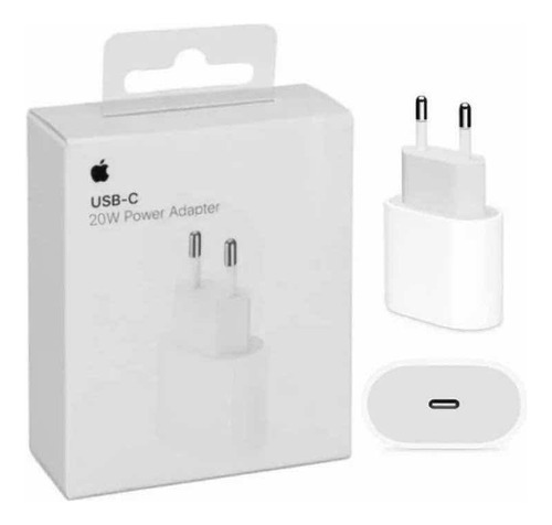 Carregador Fonte Compatível iPhone Carga Rápida Usb-c 20w