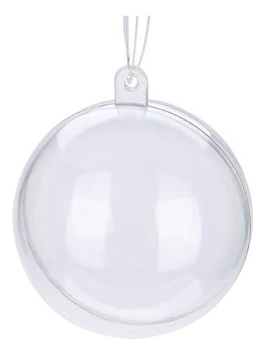 Bola De Plastico Transparente 20 Bolas De Adorno De Navidad