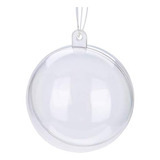 Bola De Plastico Transparente 20 Bolas De Adorno De Navidad