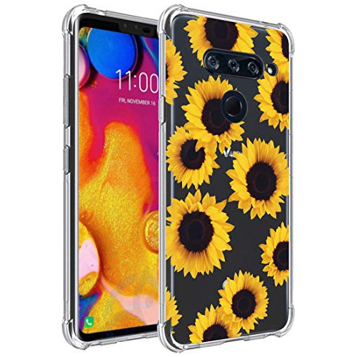 Funda Para LG V40 LG V40 Thinq Sunflower Tpu-02