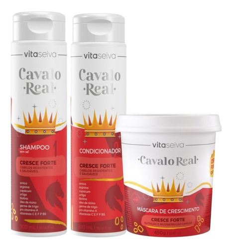 Kit Cabelão Rapunzel Cavalo Real Vita Seiva