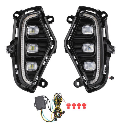 2* Luz Antiniebla Diurna Drl Led De Parachoques Delantero