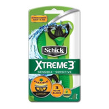 Kit 2 Aparelho De Barbear Schick Xtreme 3 Pele Sensível 