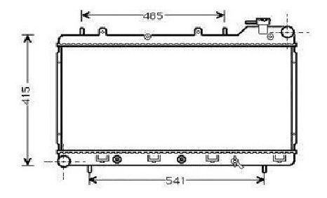 Radiador Agua Subaru Impreza 93 Hasta 99  Expertos En Subaru Foto 2