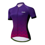 Conjunto De Ropa De Ciclismo Para Mujer Aogda: Camisetas Y M