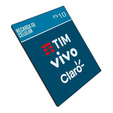 Recarga Celular Crédito Online Tim Claro Vivo Oi R$ 10,00