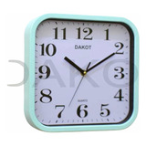 Reloj De Pared Dakot Pp64 Cuadrado Colores    - Taggershop