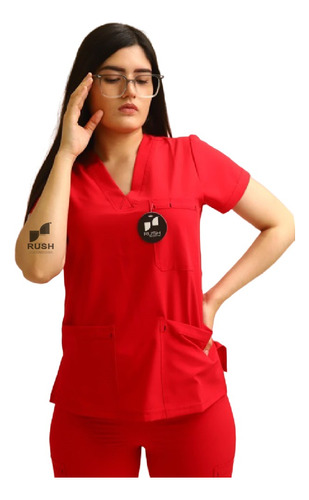 Blusa Para Uniforme Quirurjico Dama Pijama Antifluido Scrub