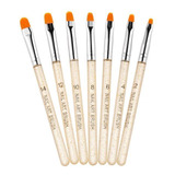 5 X 7pcs / Set Gel Nail Art Brush Pen Surtido Acrílico