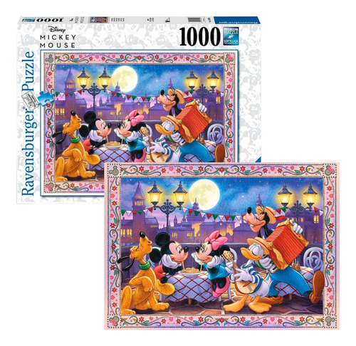 Rompecabezas 1000 Piezas Disney Cena Romántica  Ravensburger