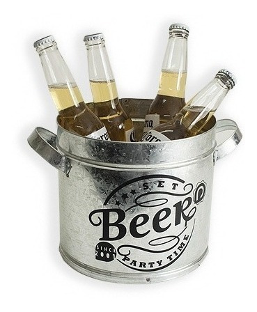 Tonel Cervecero Frapera Hielera Metal Chapa Zinc Michaels P