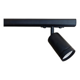 Riel Spot Movil 1.5mts 3 Luces Dimerizable Dicroica Led