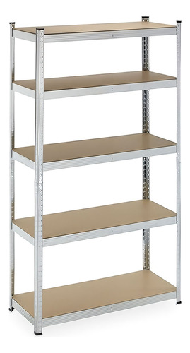 Mueble Organizador Estante Anaquel 5 Niveles Metal 180x39x89