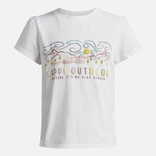 Polera Niña Play Garden T-shirt Blanco Lippi