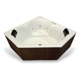 Jacuzzi Deluxe 145x145 16 Jets 1,5hp Estructura Full Y Deck