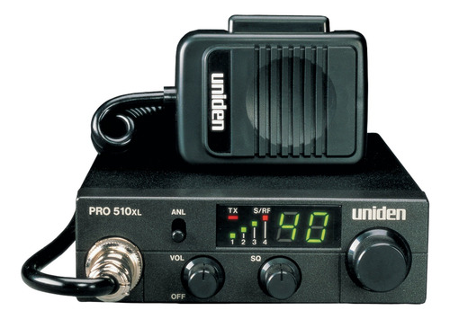 Radio Cb Compacta Con 40 Canales Uniden Pro510xl -unnpro510x