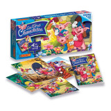 Rompecabezas Los Tres Chanchitos 4 Puzzles En 1 