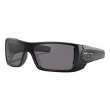 Anteojos De Sol Polarizados Oakley Batwolf Standard Con Marco De O Matter Color Matte Black, Lente Grey De Plutonite Clásica, Varilla Matte Black De O Matter - Oo9101