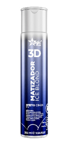 Matizador 3d Ice Blond - Efeito Cinza 300ml#brinde