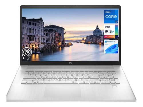 Notebook Hp, Pantalla Táctil Hd+ De 17.3 Pulgadas