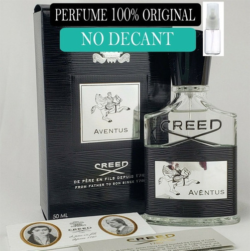 Perfume 100% Original Creed Aventus 30ml Decant + Grátis B.