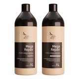  Zap Mega Repair Reconstrução - Shampoo E Condicionador 1l