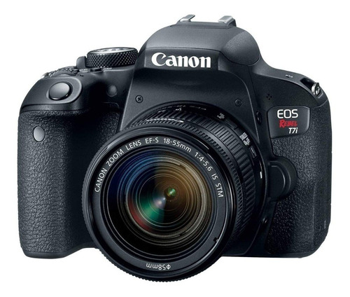 Canon Japan Canon Eos Rebel Kit T7i + Lente 18-55mm Is Stm Dslr Cor  Preto
