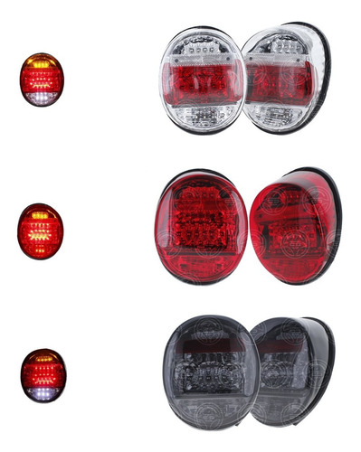 Par Calaveras De Leds Para Vw Sedan Vocho stop Cuartos 3