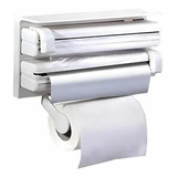 Dispensador Triple Soporte De Papel Alusa Aluminio Y Nova