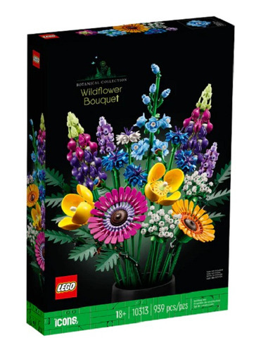Lego 10313 Ramo De Flores Silvestres Cantidad De Piezas 939