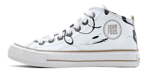 Zapatilla Blanco John Foos 164 Flashback White Art