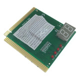 Tarjeta Tester Placa Madre Pci Isa Para Pc Detecta Errores