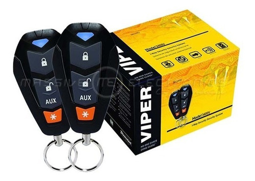 Alarma Viper 3400v De Seguridad Profesional 4 Botones 1 Vía