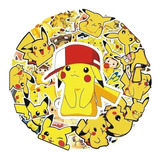 Pikachu - Set De 50 Stickers / Calcomanias / Pegatinas