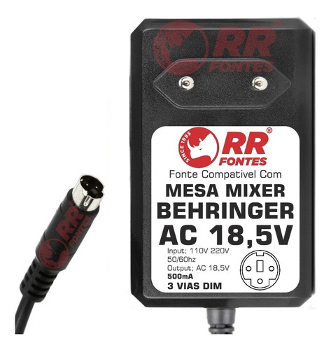 Fonte Mesa Behringer Psu3 Mx602a Xenyx Ub Q 502 802 1002 Usb