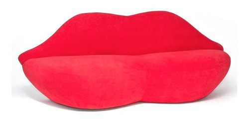 Sillon Sofa 2 Cuerpos L Heller Bocca Rojo Cachemira / Kubus