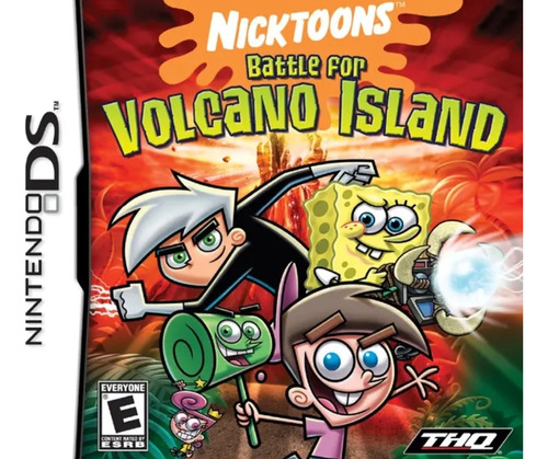 Nicktoons Battle For Volcano Islan Nintendo Ds