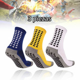 Calcetines Antideslizantes Tipo Trusox 3 Pares En 3 Colores