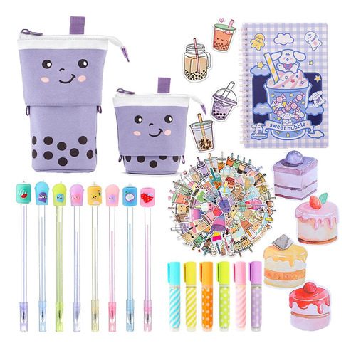 Falinpitos Kawaii Lindo Papelería Incluye Set Bolígrafo Gel