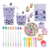 Falinpitos Kawaii Lindo Papelería Incluye Set Bolígrafo Gel