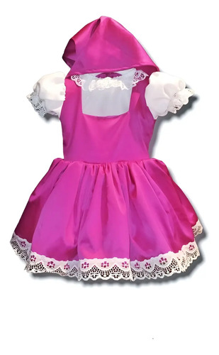 Vestido Masha Y El Oso Disfraz