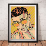 Cuadro Pop Latino/ Trap  - Bad Bunny - Poster Pop Art