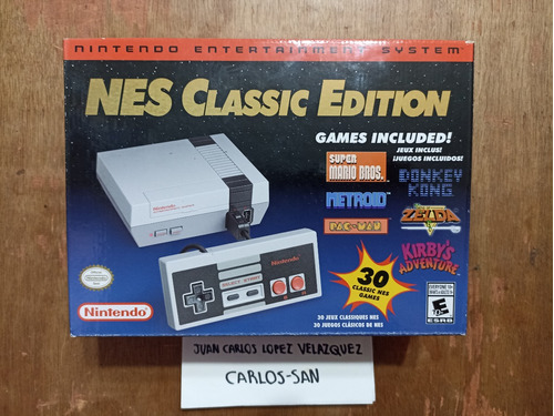Mini Nintendo Nes Classic Edition Sellado