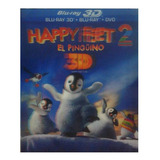 Happy Feet 2 Dos El Pinguino Pelicula 3d + Blu-ray + Dvd