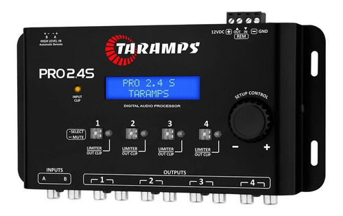 Processador De Audio Digital Taramps Pro 2.4s (equali-cross